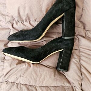 Sam Edelman Suede Chunky heels 8.5